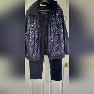 Seqined Jeans W Matching Hoodie Super Cute!!